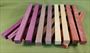 Blank #322 - Wood Blanks, Purpleheart, Yellowheart, Padauk & Black Walnut, Set of 16, 4 Each ~ 7/8 x 7/8 x 11 ~ $34.99